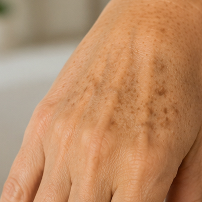 manchas solares en las manos